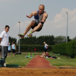 Tom Beaumont leaping
